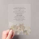 Recherche de palmier mariage invitations Boho