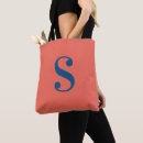 Recherche de orange tote bags Initiale