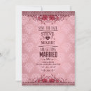Recherche de damassé vintage invitations Floral