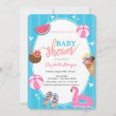 Recherche de pool baby shower invitations Été