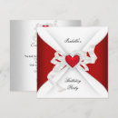 Recherche de rouge et blanc invitations Fête