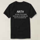 Recherche de chemise drôle de maths tshirts Humour