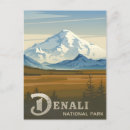Recherche de parc national denali cartes postales Vintage