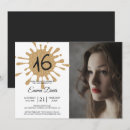 Recherche de photo 16ans anniversaire invitations Glamour