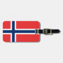 Recherche de norvège bagages étiquettes Drapeau