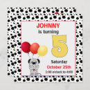 Recherche de dalmatien invitations Rouge