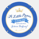 Recherche de baby shower de prince bleu royal autocollants Garçon
