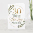 Recherche de de 30 ans anniversaire cartes D'anniversaire