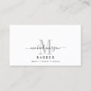 Recherche de barber cartes visite Salon
