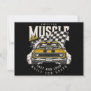Recherche de muscle car invitations Vintage