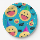 Recherche de émoticône assiettes en papier Visages