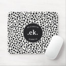 Recherche de noir et blanc tapis souris Monogramme