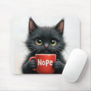 Recherche de café noir tapis souris Chat