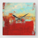 Recherche de carrés abstraits horloges Maximalisme