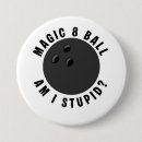Recherche de boule de bowling badges Drôle