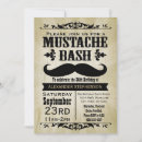 Recherche de moustache bash invitations Mignon