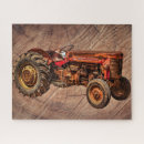 Recherche de tracteur rouge puzzles Pour tous