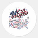 Recherche de map autocollants Usa