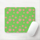 Recherche de vert fluorescent tapis souris Fleur