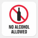Recherche de alcool autocollants Avertissement