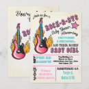 Recherche de rock a bye baby shower invitations Rockstar