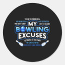 Recherche de excuse autocollants Bowling