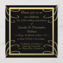 Recherche de remous de noir invitations Simple