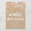 Recherche de flocon de neige rose invitations Bébé fille