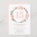 Recherche de 15ème de quinceanera anniversaire invitations Fille
