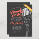 Recherche de de karaoke invitations Moderne