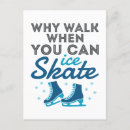 Recherche de glace mignonne cartes postales Patinage