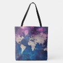 Recherche de monde tote bags Travel