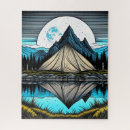 Recherche de réflexion puzzles Lac