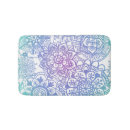 Recherche de boho chic bath mats Bleu