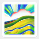 Recherche de colline verte autocollants Paysage