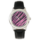 Recherche de rayures roses montres Noir