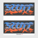 Recherche de scott autocollants Nom