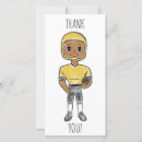 Recherche de football américain vœux cartes Joueur
