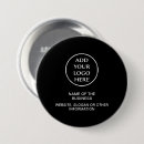 Recherche de professionnel modèles badges Noir et blanc