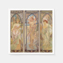 Recherche de mucha serviettes Vintage