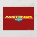 Recherche de logos cartes postales Ligue de la justice