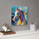 Recherche de tête de cheval horloges Coloré