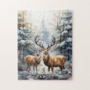 Recherche de cerf puzzles Rustique
