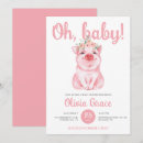 Recherche de cochon invitations Rose