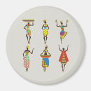 Recherche de femme africaine magnets Illustration