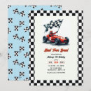 Recherche de voiture course vintage cartes invitations Toute personne
