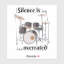 Recherche de silence autocollants Drôle