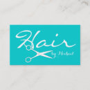 Recherche de arrière plan turquoise cartes visite Cheveux