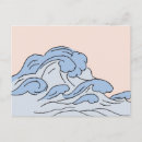 Recherche de vagues bleues cartes postales Pour elle