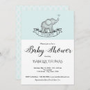 Recherche de cute elephant baby shower invitations Bébé